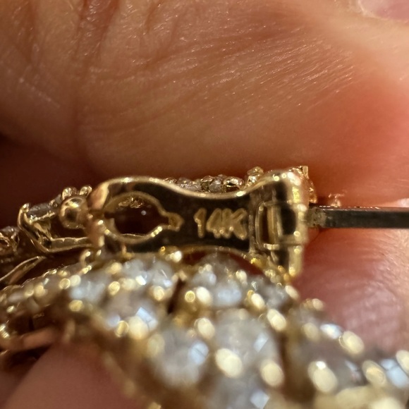 Elegant 6.5 CT Natural Diamonds Bracelet 14K Yellow Gold 7” Length - Picture 11 of 15